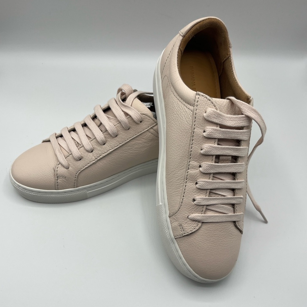 Banana Republic Nickola Pebble Leather Sneakers